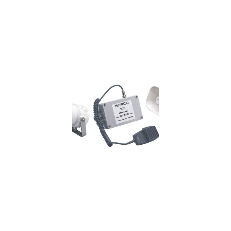 Avertisseur/Sifflet 2 haut-parleurs étanches 12 V
