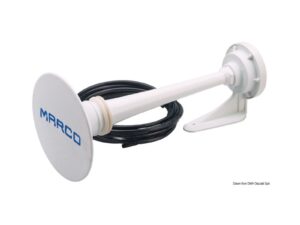 Avertisseur blanc homologué RINA 24V 20/75 m
