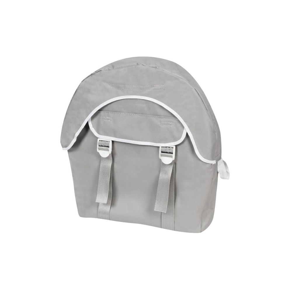 Bouée fer-à-cheval avec sac rangement gris