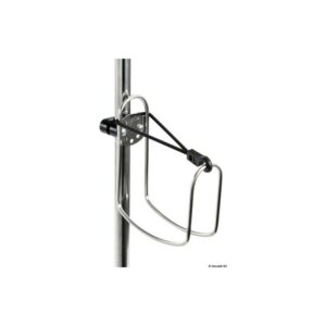 Etrier inox porte-bouée couronne