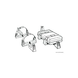 Kit de fixation pour radeau de survie