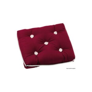 Coussin en coton Simple bordeaux 430 x 350 mm