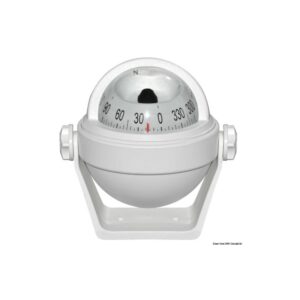 RIVIERA Stella 2"1/2 compas blanc avec support, rose blanche