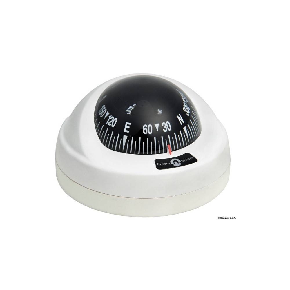 Compas RIVIERA Aries noir/blanc/blanc