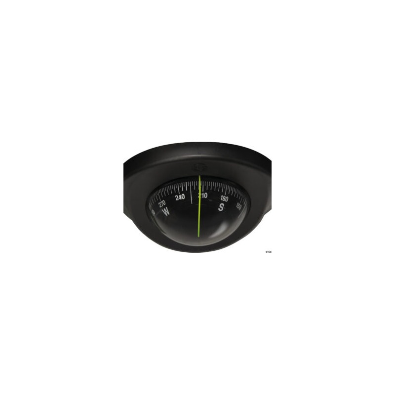 Compas plafond RIVIERA Astra 4" noir/noir