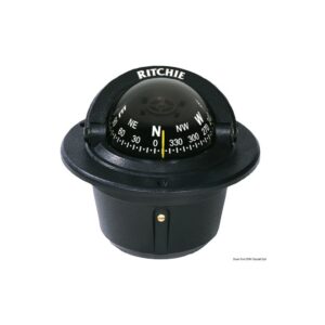 Compas encastrem. RITCHIE Explorer 2"3/4 noir/noir