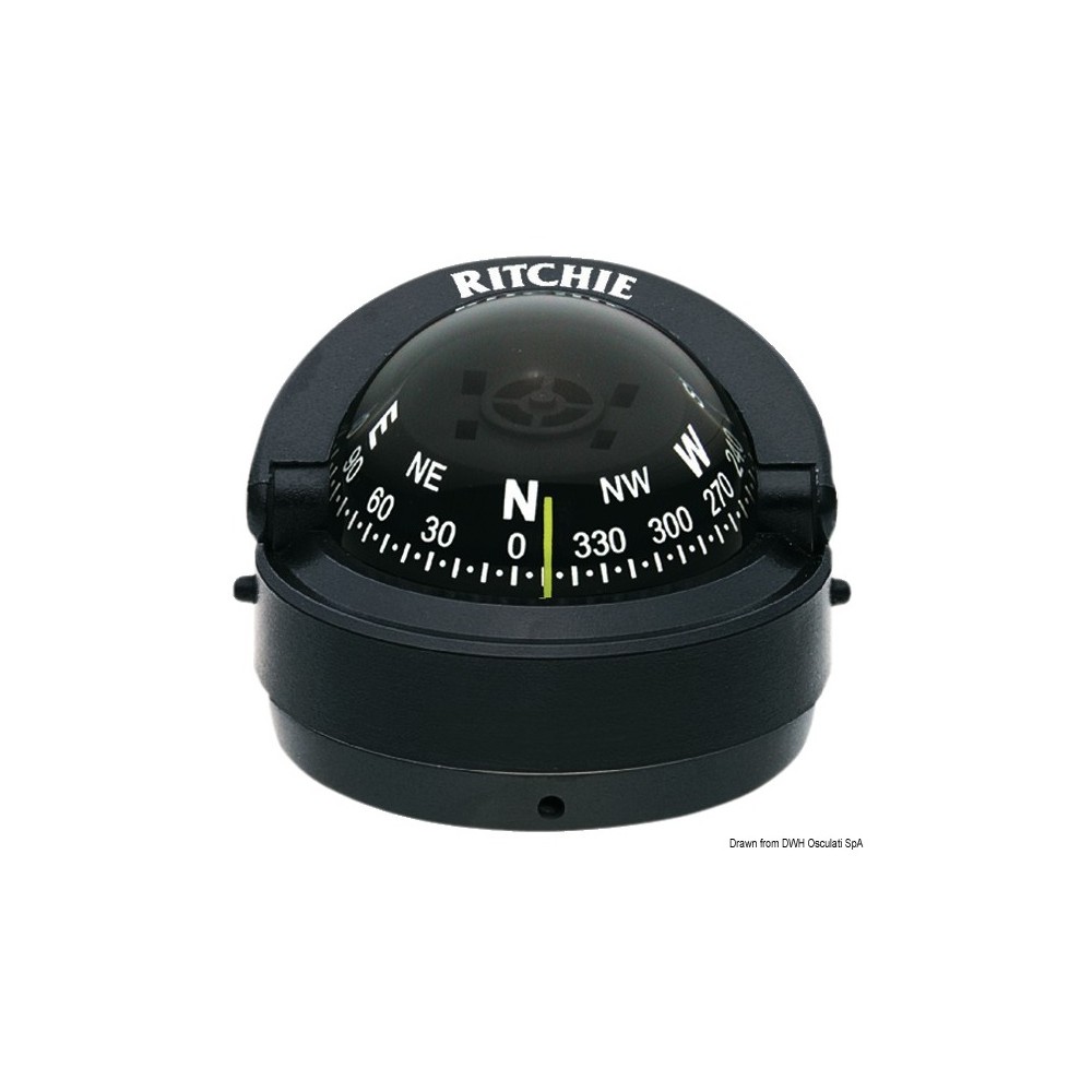 Compas externe RITCHIE Explorer 2"3/4 noir/noir