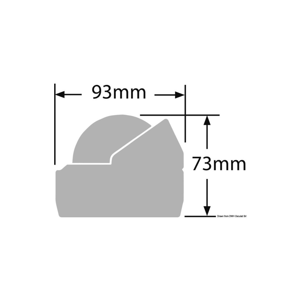 Compas externe RITCHIE Explorer 2"3/4 blanc/blanc – Image 2