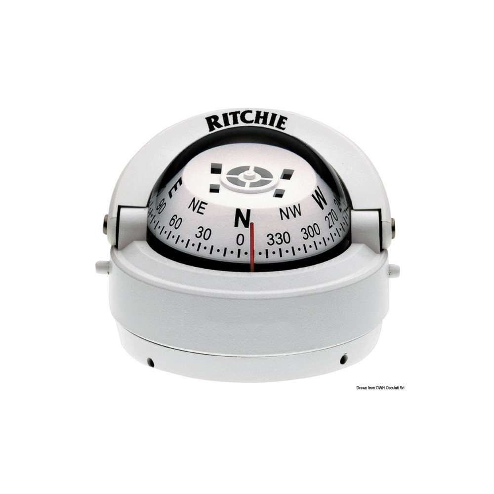 Compas externe RITCHIE Explorer 2"3/4 blanc/blanc