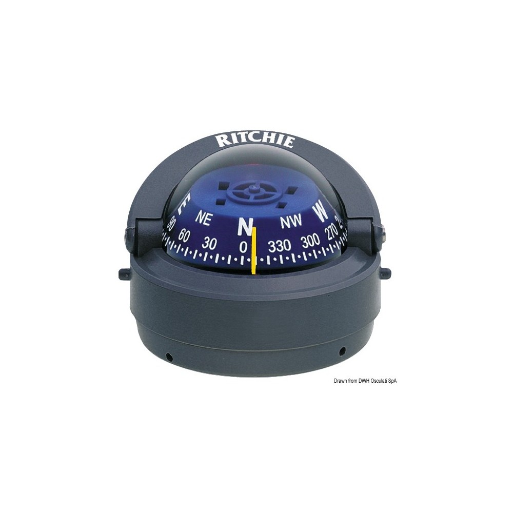 Compas externe RITCHIE Explorer 2"3/4 gris/bleu
