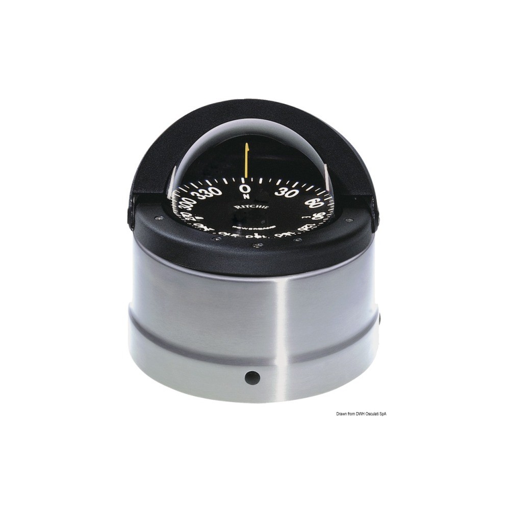 Compas habitacle RITCHIE Navigator 4"1/4 noir/noir
