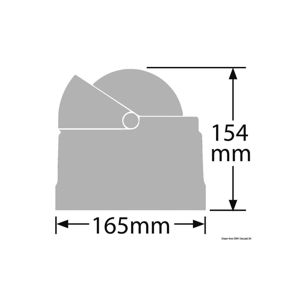 Compas externet RITCHIE Wheelmark 4"1/2 noir/noir – Image 2