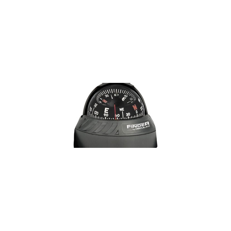 Compas Finder 2"5/8 sur plan blanc/bleu