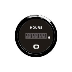 Compte-heures numérique noir/noir