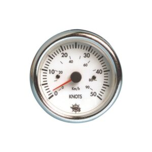 Speedomètre Guardian 0-50 nœuds blanc 12 V