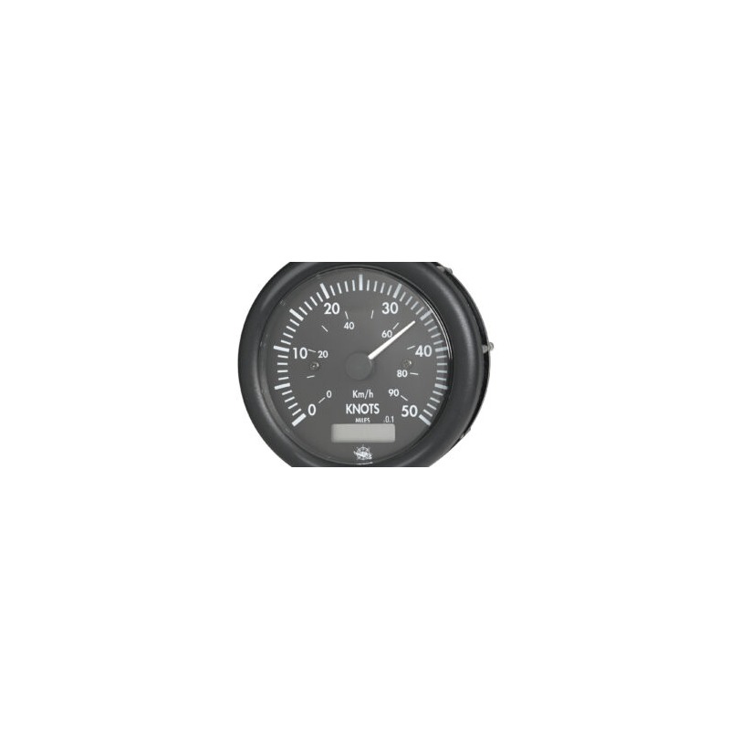 Speedomètre Guardian 0-50 nœuds compt. milles 12V