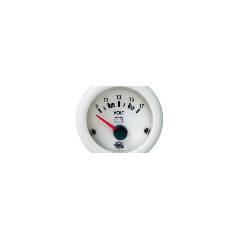 Voltmètre Guardian blanc 10-16 V