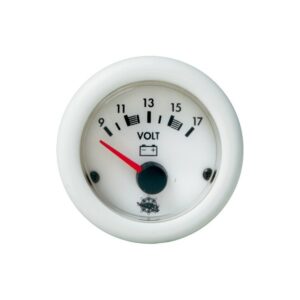 Voltmètre Guardian blanc 10-16 V
