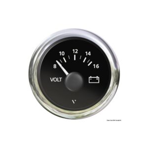 Voltmètre 8/16 V noir