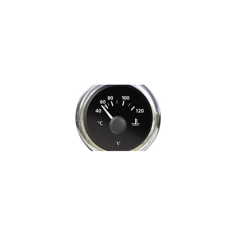 Thermomètre eau noir