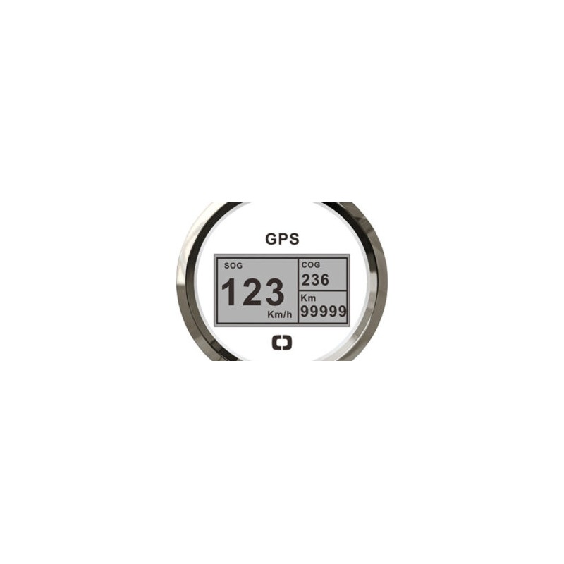 Indicateur vitesse compas totalisat GPS noir/noir