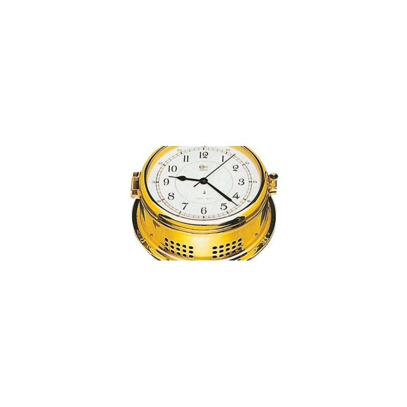 Horloge quartz radiosecteurs Barigo Star lait.chr. Laiton 180 mm