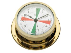 Horloge quartz radiosecteurs Barigo Star lait.doré