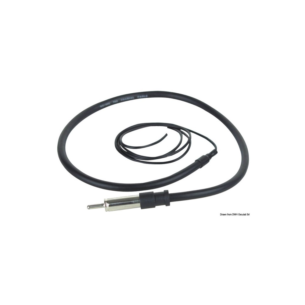 Free-wire FM/AM antenna