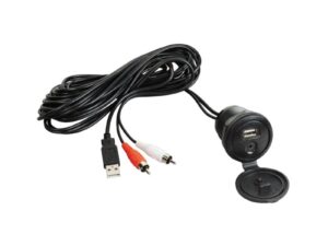 Câble USB-AUX supplément.avec façade étanche
