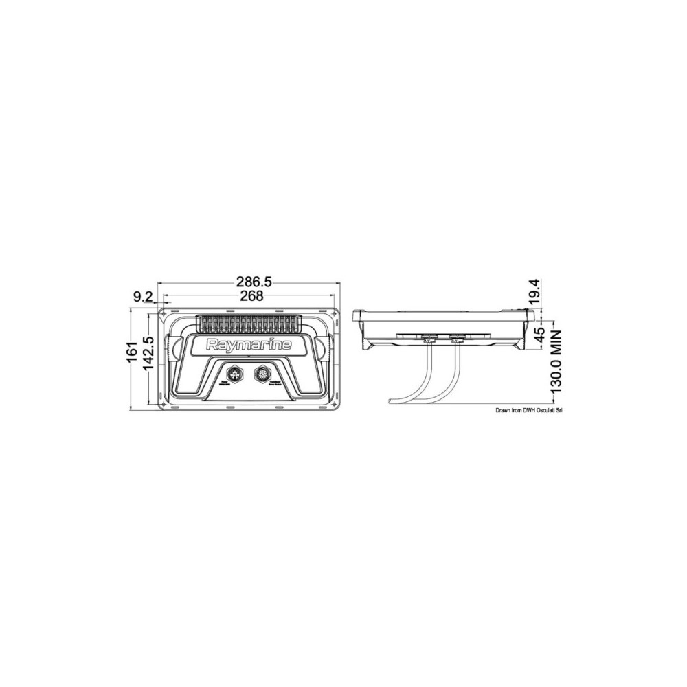 Echosondeur RAYMARINE Element 9 HV avec chart – Image 2