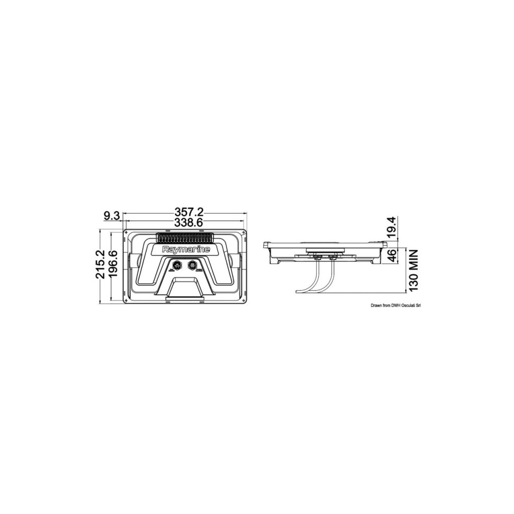 Echosondeur RAYMARINE Element 12 HV avec chart – Image 2