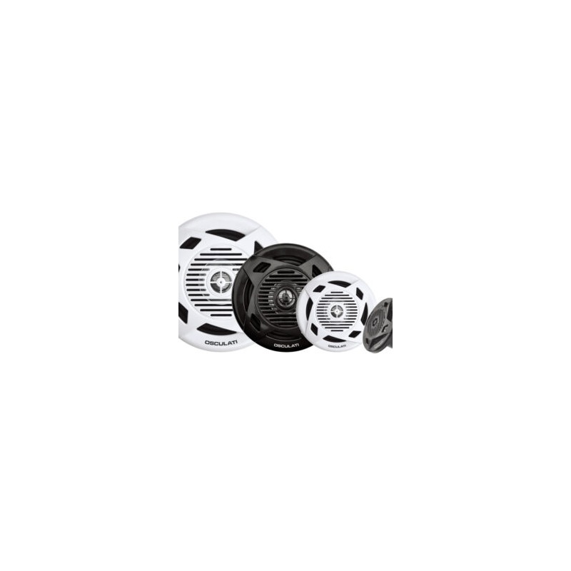Enceintes double cône 5,25" 2x40 W blanc