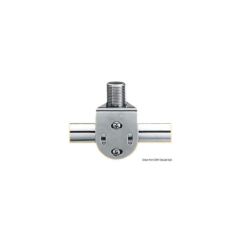 GPS/VHF antenna support AISI 316