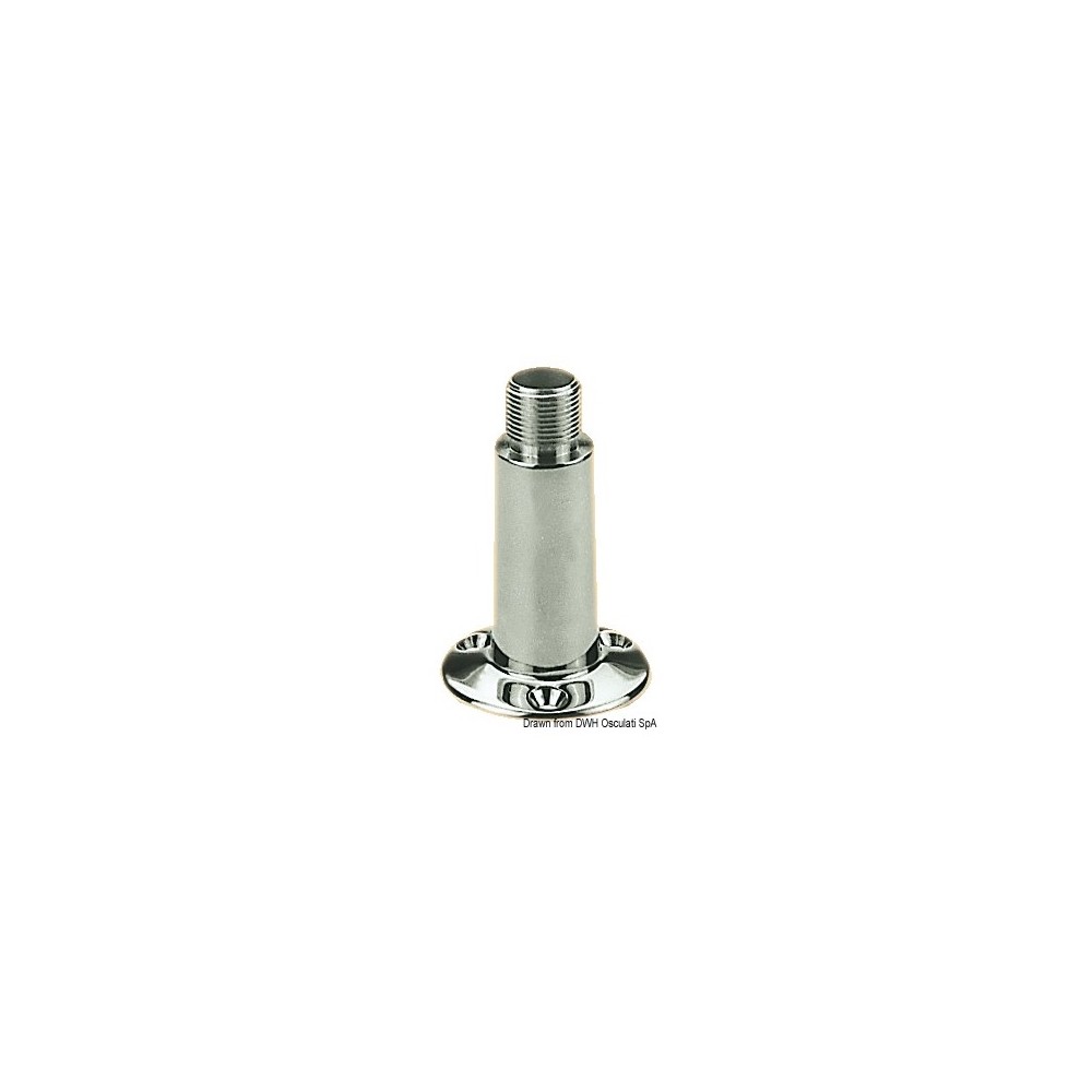 Support base for GPS/VHF antennas AISI 316