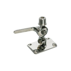 Double swivelling base for antennas AISI 316