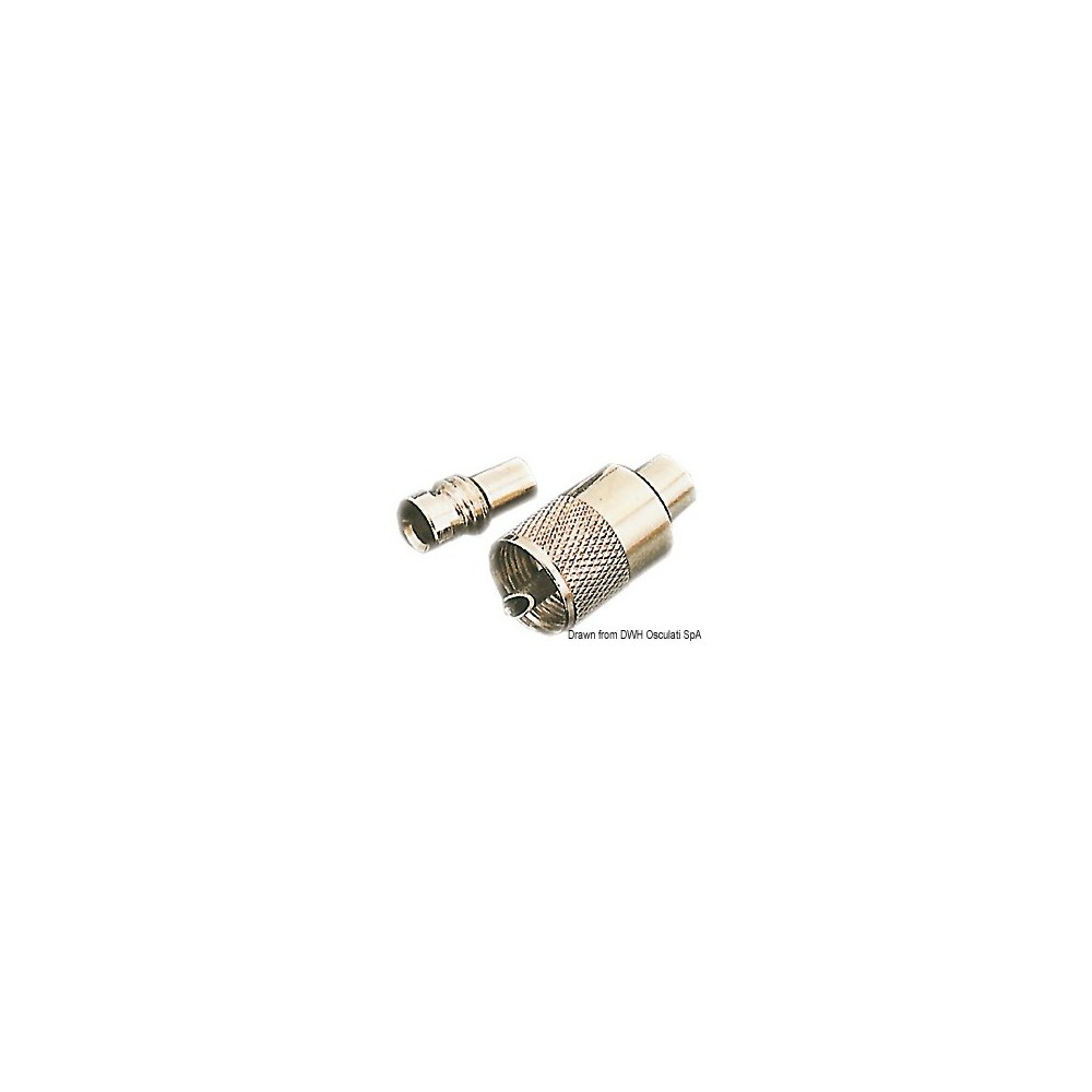 Antenna VHF plug for radio connection