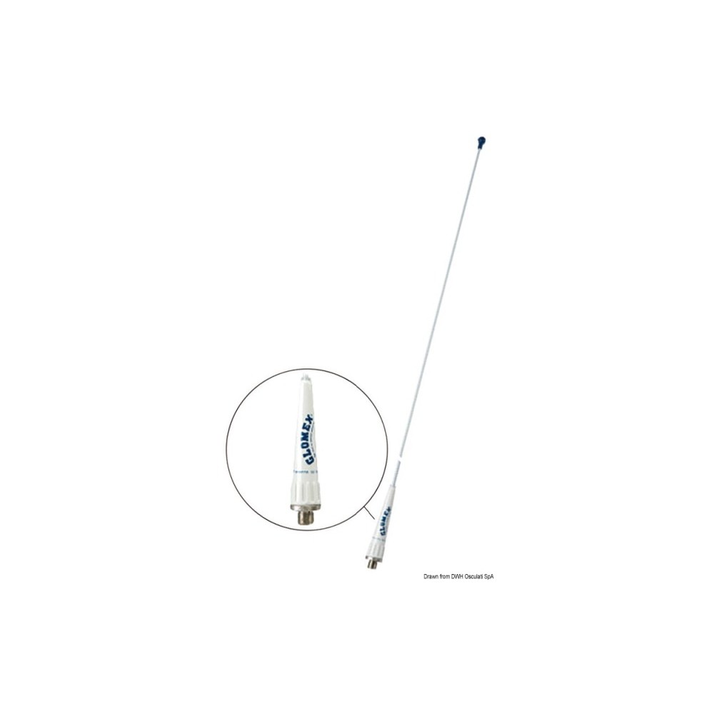 Glomex Glomeasy Line VHF fiberglass antenna 0.9m