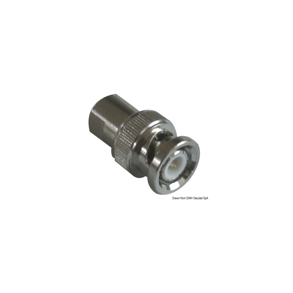Glomex FME male / BNC male RA355 adaptor