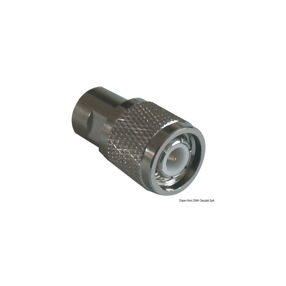 Glomex FME male / TNC male RA356 adaptor