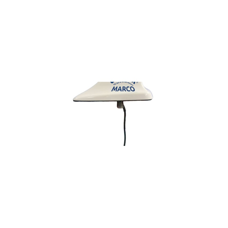 Antenne GLOMEX MAKO VHF 250mm blanche marine