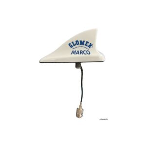 Antenne GLOMEX MAKO VHF 250mm blanche marine