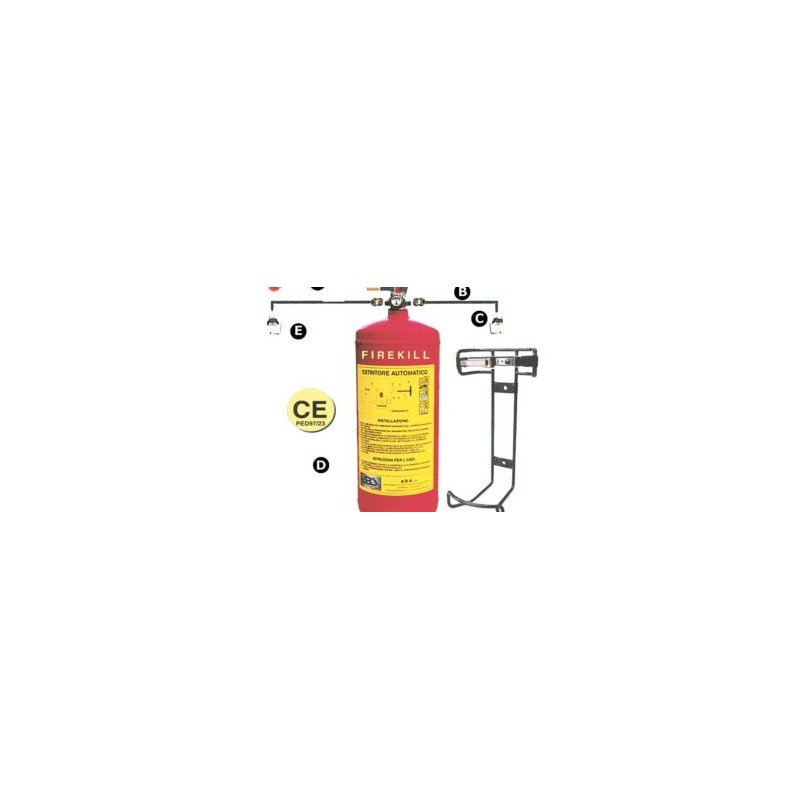 Système d'extinction Firekill avec pressostat