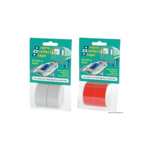 Ruban adhésif réfléchissant blanc 2,5 m x 25 mm (2 rolls da 25 mm x 2,5 m)