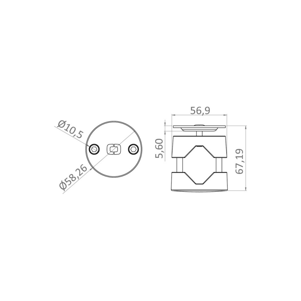 Collier EASY FENDER pour tubes 22/30 mm – Image 2