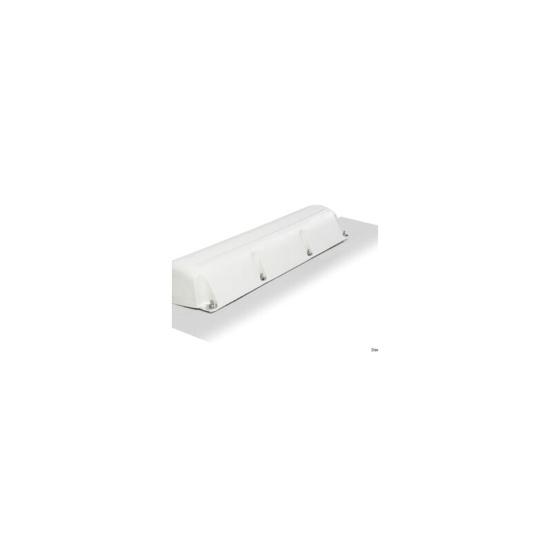 Défense en PVC blanc gonflable p. ponton
