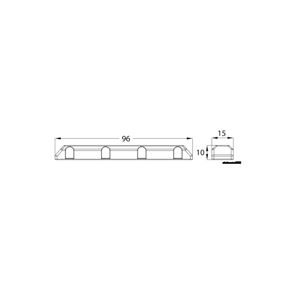 Protection pour ponton MEDIUM FENDER blanche – Image 2