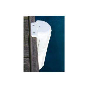 Protection verticale pour ponton en PVC blanche