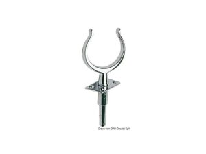 Dame de nage en laiton chromé 14 x 68 mm