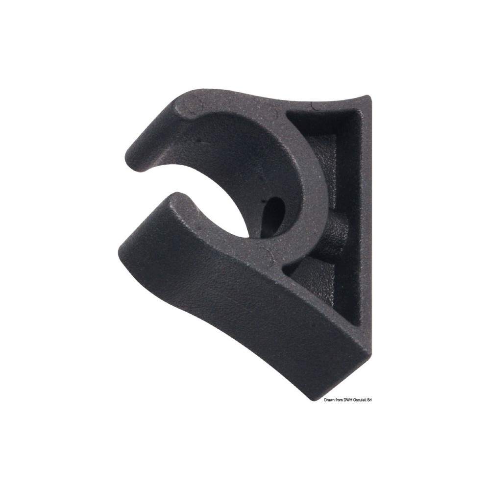Clip noir pour tubes 50 mm