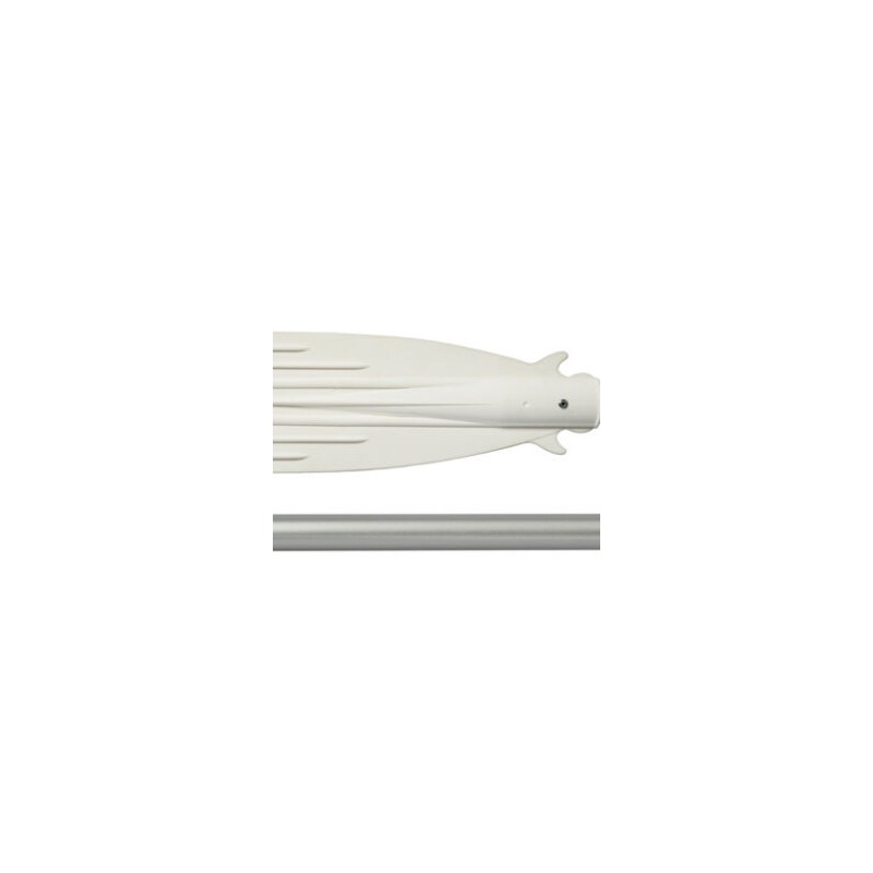 Aviron démontable aluminium anodisé 132 cm Aluminium